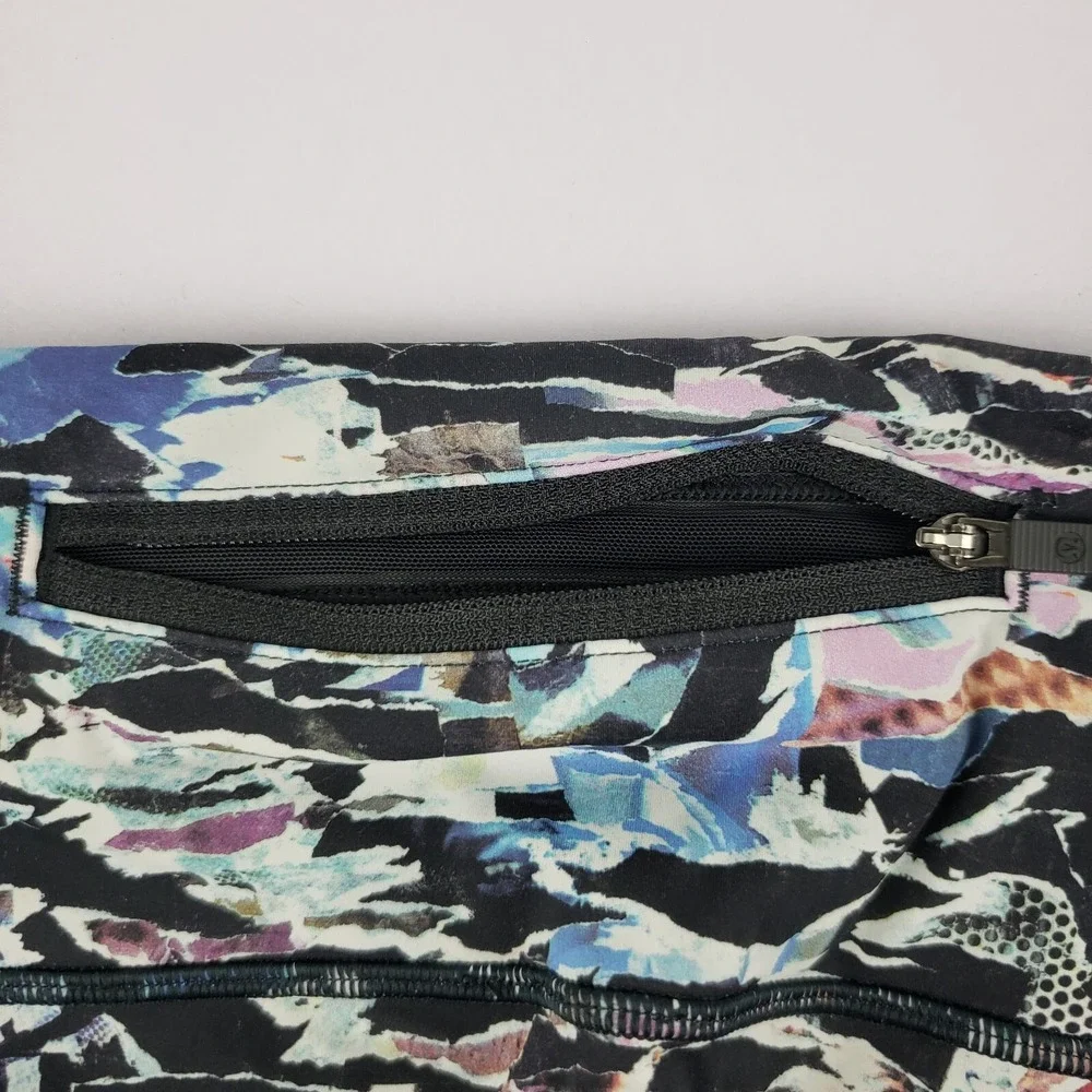 Lululemon Pants Women's 6 Colorful Break Free Nulux‎ Culture Clash Star Leggings